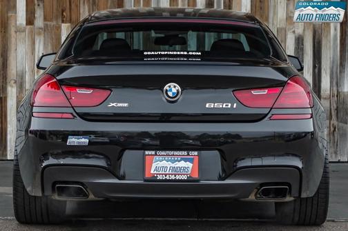 Black 2018 BMW 650 650xi Gran Coupe