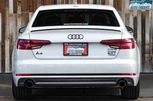 White 2018 Audi A4 2.0T Premium Plus