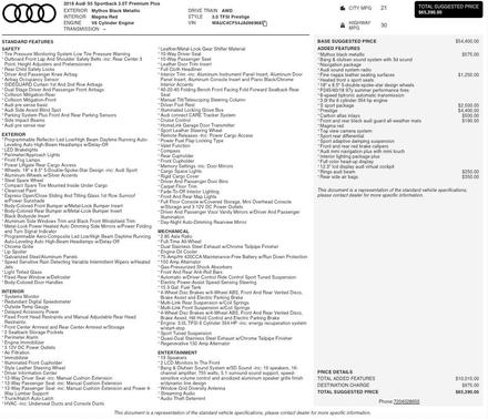 2018 Audi S5 3.0T Prestige