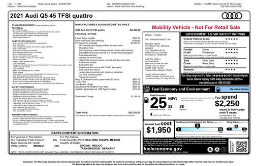 2021 Audi Q5 45 Premium Plus
