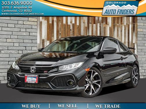 Crystal Black Pearl 2019 Honda Civic Si Base