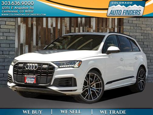 Glacier White Metallic 2020 Audi Q7 55 Prestige