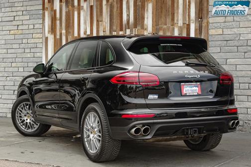 Black 2017 Porsche Cayenne S