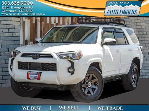 Super White 2021 Toyota 4Runner Trail