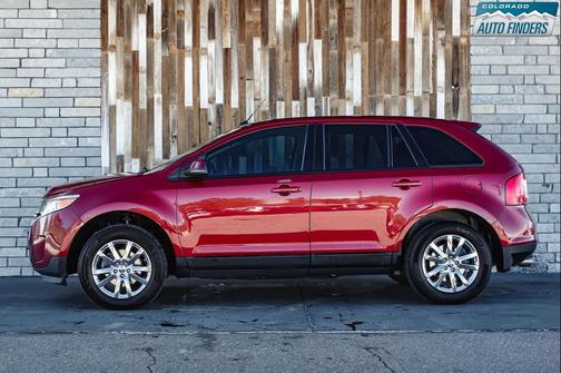 Maroon 2014 Ford Edge SEL