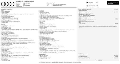 2018 Audi S4 Premium Plus