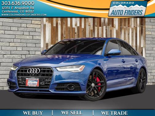 Blue 2017 Audi S6 Premium Plus