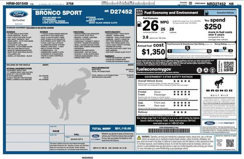 2022 Ford Bronco Sport BIG BEND 4X4