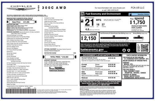 2016 Chrysler 300 C