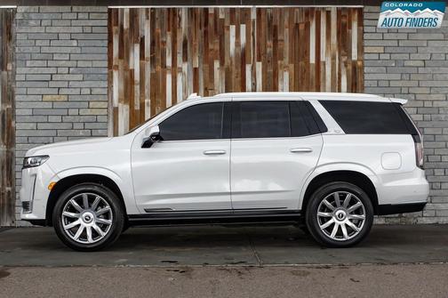Crystal White Tricoat 2021 Cadillac Escalade Premium Luxury Platinum