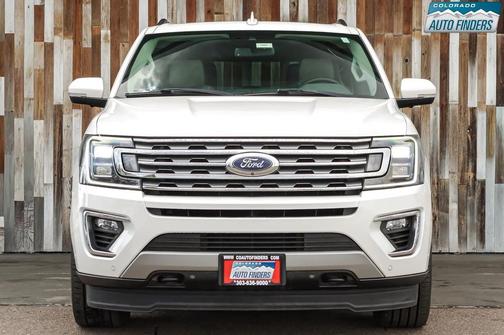 White Platinum Metallic Tri-Coat 2019 Ford Expedition Limited