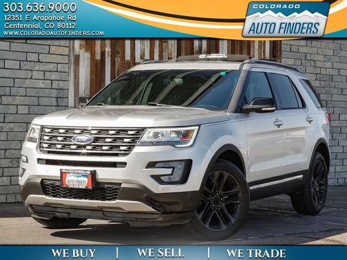 Ingot Silver Metallic 2016 Ford Explorer XLT