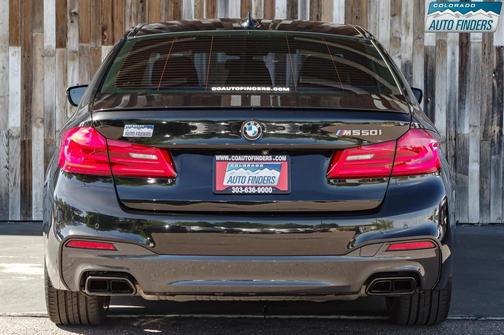 Black 2018 BMW M550 i Xdrive