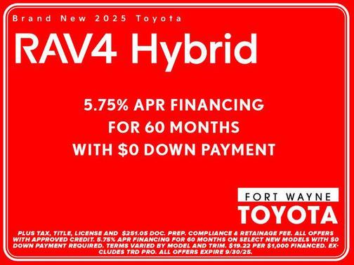 2025 Toyota RAV4 Hybrid SE