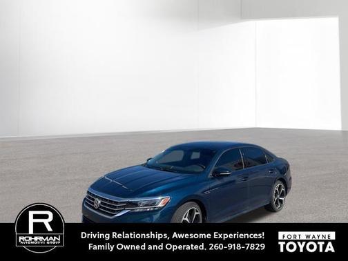 Blue Metallic 2021 Volkswagen Passat 2.0T R-Line
