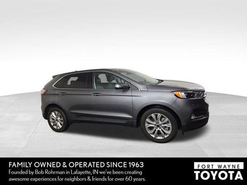 CARBONIZED GRAY 2024 Ford Edge Titanium