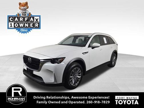 Rhodium White Premium 2024 Mazda CX-90 PHEV Preferred