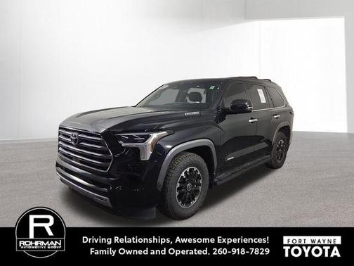 Midnight Black Metallic 2023 Toyota Sequoia Limited