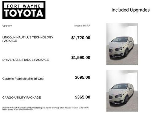 2019 Lincoln Nautilus Reserve