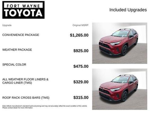 Ruby Flare Pearl 2025 Toyota RAV4 XLE