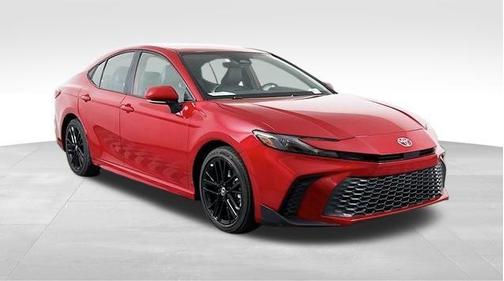 Supersonic Red 2025 Toyota Camry SE