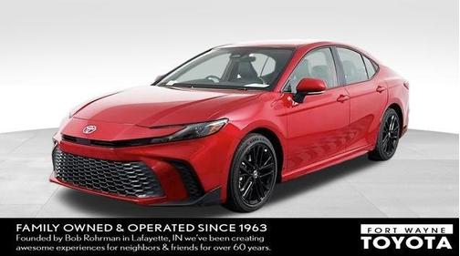Supersonic Red 2025 Toyota Camry SE