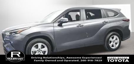 Magnetic Gray Metallic 2024 Toyota Highlander XLE