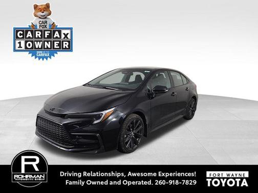 Midnight Black Metallic 2024 Toyota Corolla SE
