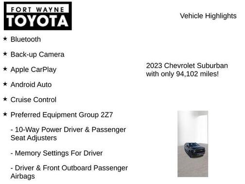 2023 Chevrolet Suburban 4WD Z71