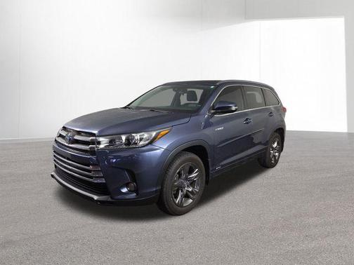 Shoreline Mist 2018 Toyota Highlander Hybrid Platinum