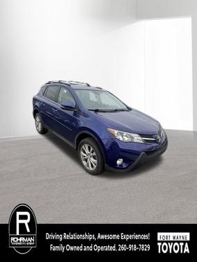 Blue Crush Metallic 2015 Toyota RAV4 Limited