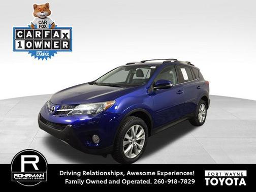 Blue Crush Metallic 2015 Toyota RAV4 Limited