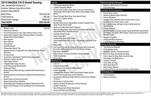 2015 Mazda CX-5 Grand Touring