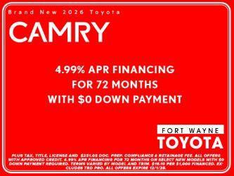 2026 Toyota Camry XSE