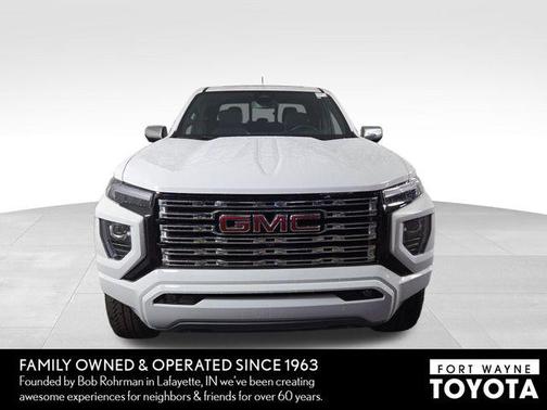 Summit White 2023 GMC Canyon Denali