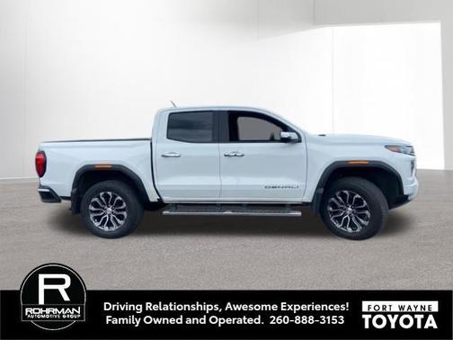 Summit White 2023 GMC Canyon Denali