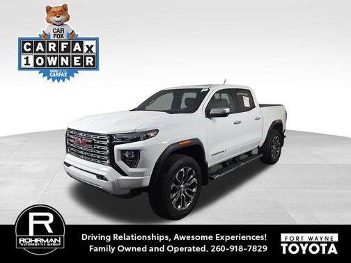 Summit White 2023 GMC Canyon Denali