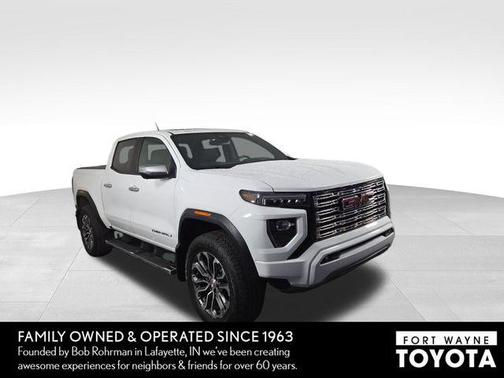 Summit White 2023 GMC Canyon Denali