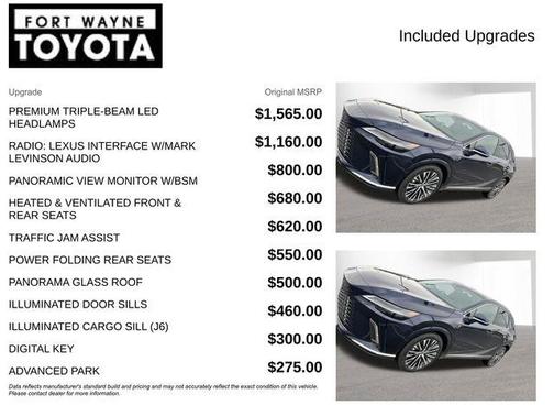Nightfall Mica 2023 Lexus RX 350 Luxury
