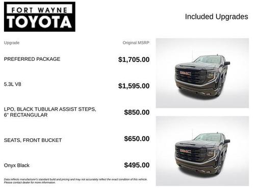 Onyx Black 2025 GMC Sierra 1500 Elevation