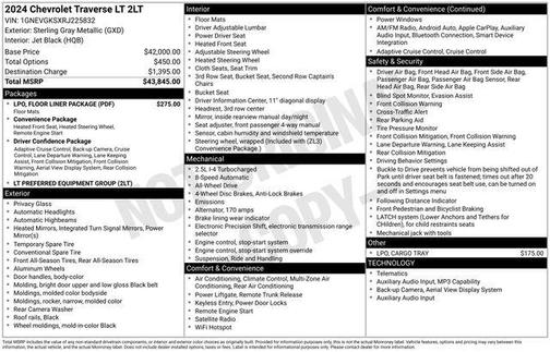 2024 Chevrolet Traverse LT