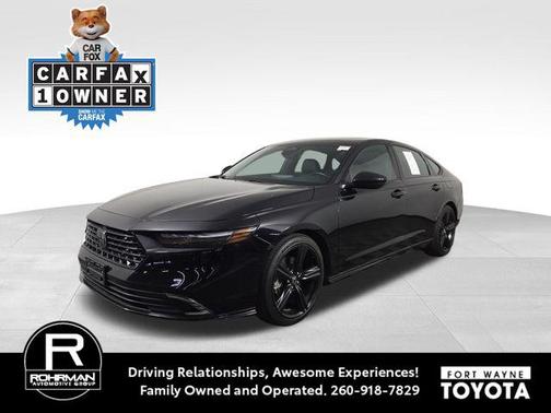 Crystal Black Pearl 2024 Honda Accord Hybrid Sport-L