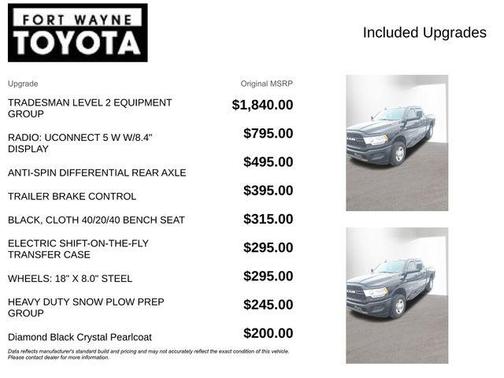 2022 RAM 2500 Tradesman Crew Cab 4x4 6'4' Box