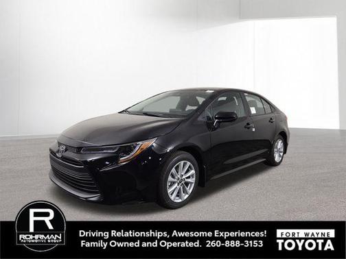 Midnight Black Metallic 2026 Toyota Corolla LE