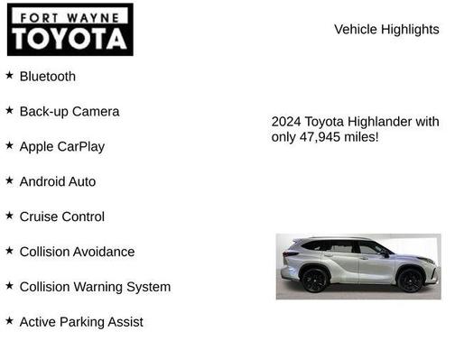 2024 Toyota Highlander XSE