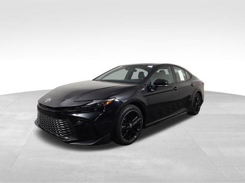 Midnight Black Metallic 2025 Toyota Camry SE