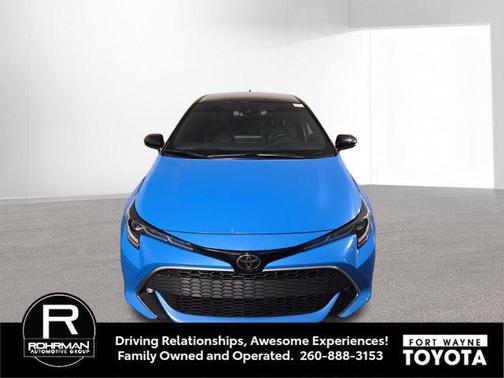 Blue Flame w/Midnight Black 2021 Toyota Corolla XSE