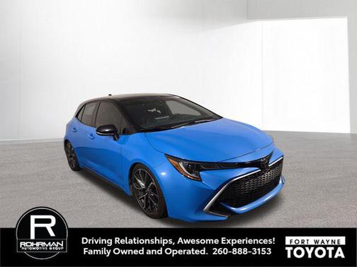 Blue Flame w/Midnight Black 2021 Toyota Corolla XSE