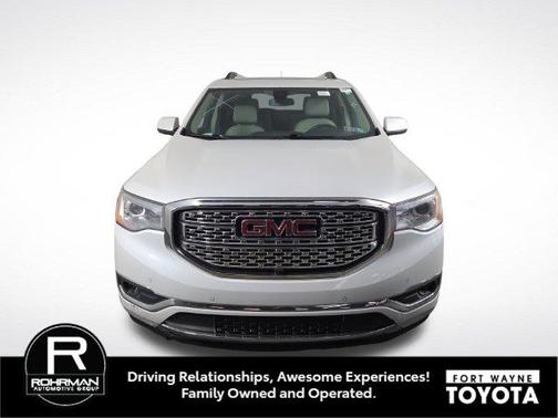 White Frost Tricoat 2019 GMC Acadia Denali
