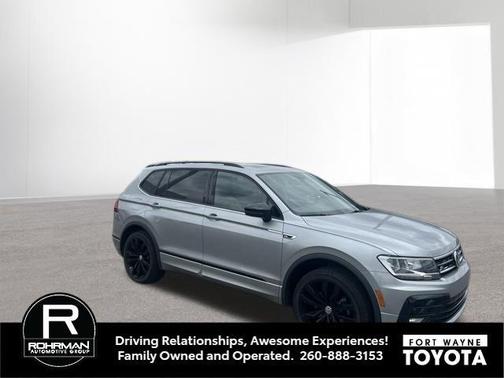 Silver Metallic 2021 Volkswagen Tiguan 2.0T SE R-Line Black 4MOTION